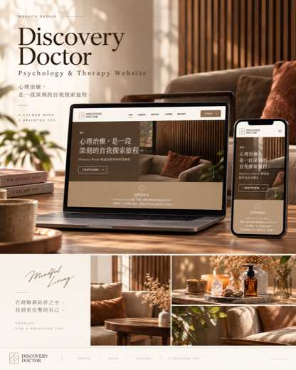 Discovery Doctor website design page